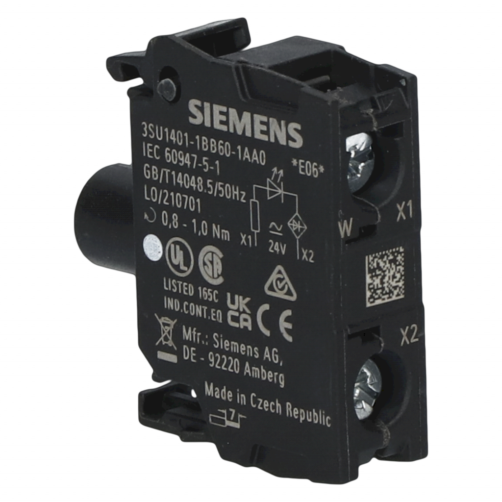 Bloque Led 3SU ACT C/Led 24VCC/CA Blanco Siemens