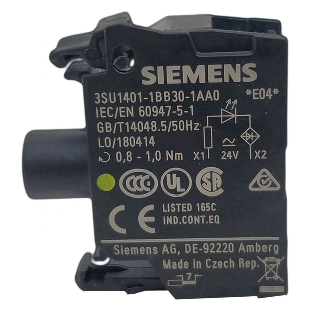 Bloque Led 3SU ACT C/Led 24VCC/CA Amarillo Siemens