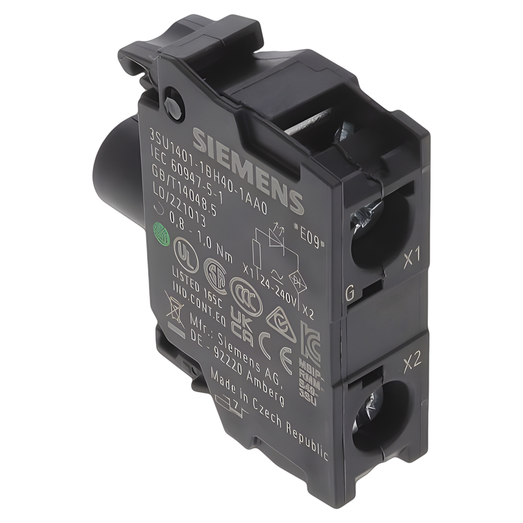 [24111] Bloque Led 3SU ACT C/Led 24-240VCC/CA Verde Siemens