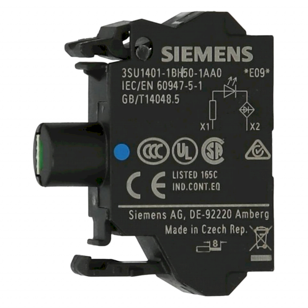 [24112] Bloque Led 3SU ACT C/Led 24-240VCC/CA Azul Siemens