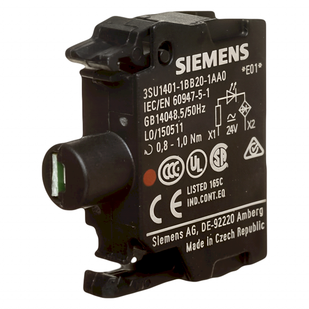 Bloque Led 3SU ACT C/Led 24-240VCC/CA Blanco Siemens