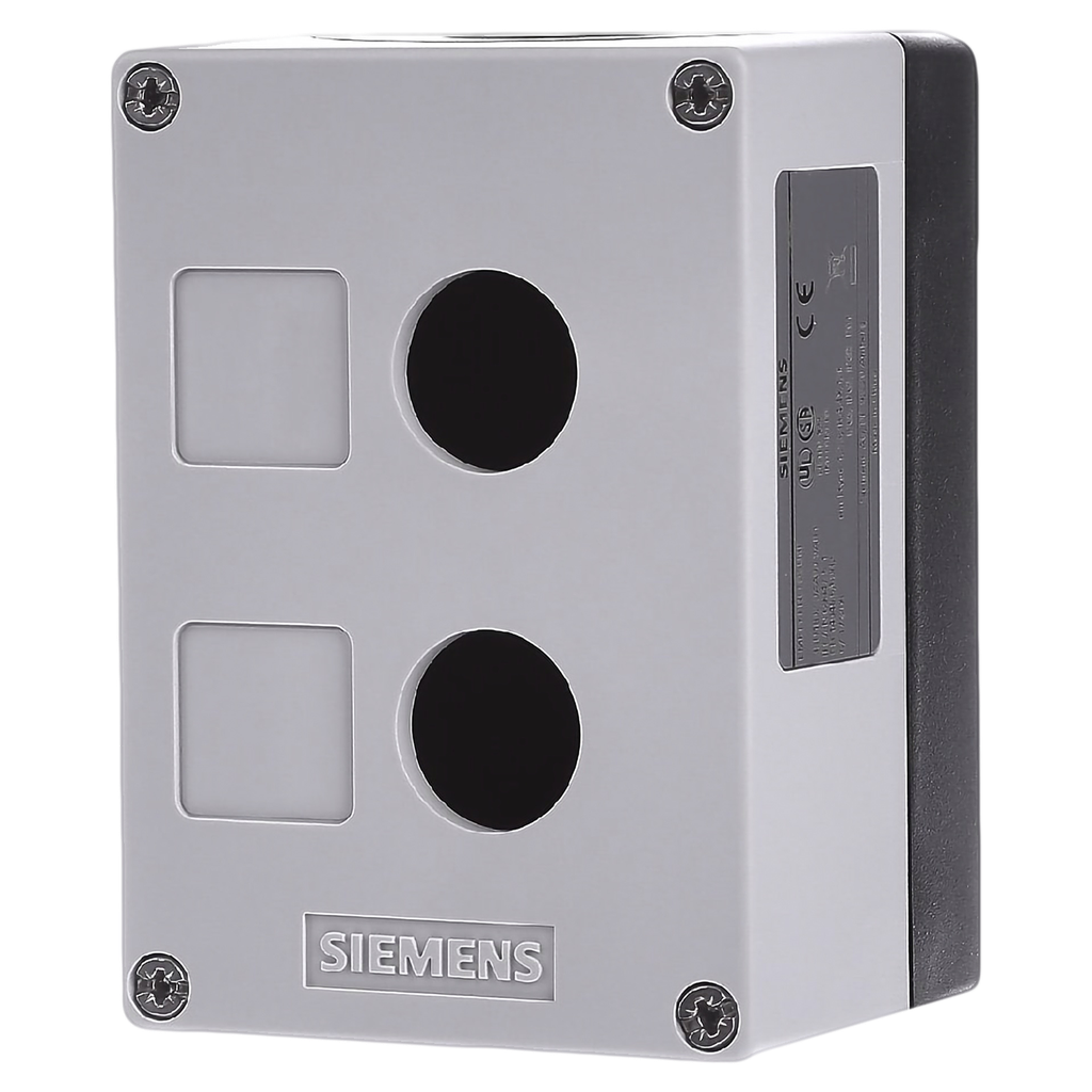 [24163] Caja Colgante PVC Gris 2 Orificios Siemens