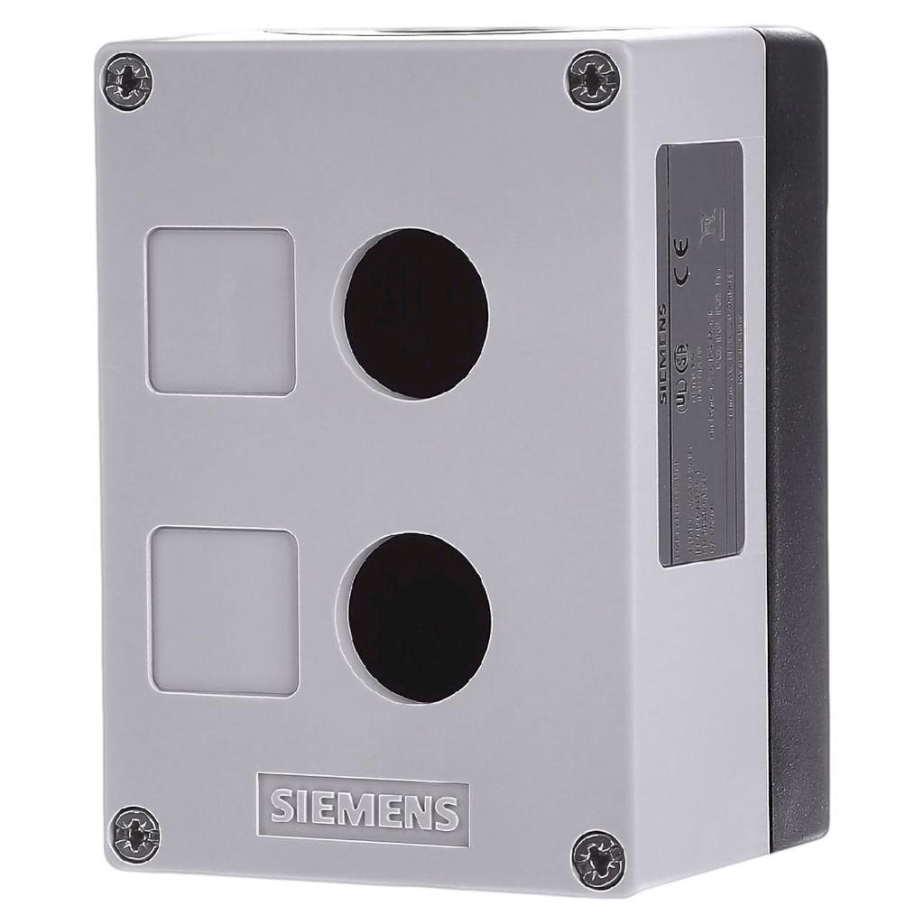 Caja Colgante PVC Gris 2 Orificios Siemens