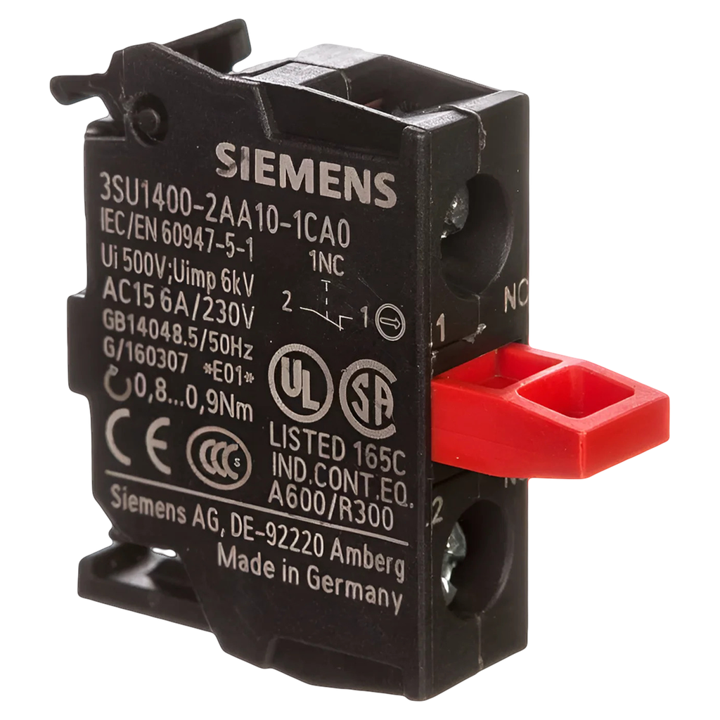 [24174] Bloque de Contactos 3SU ACT 1NC P/Caja Siemens