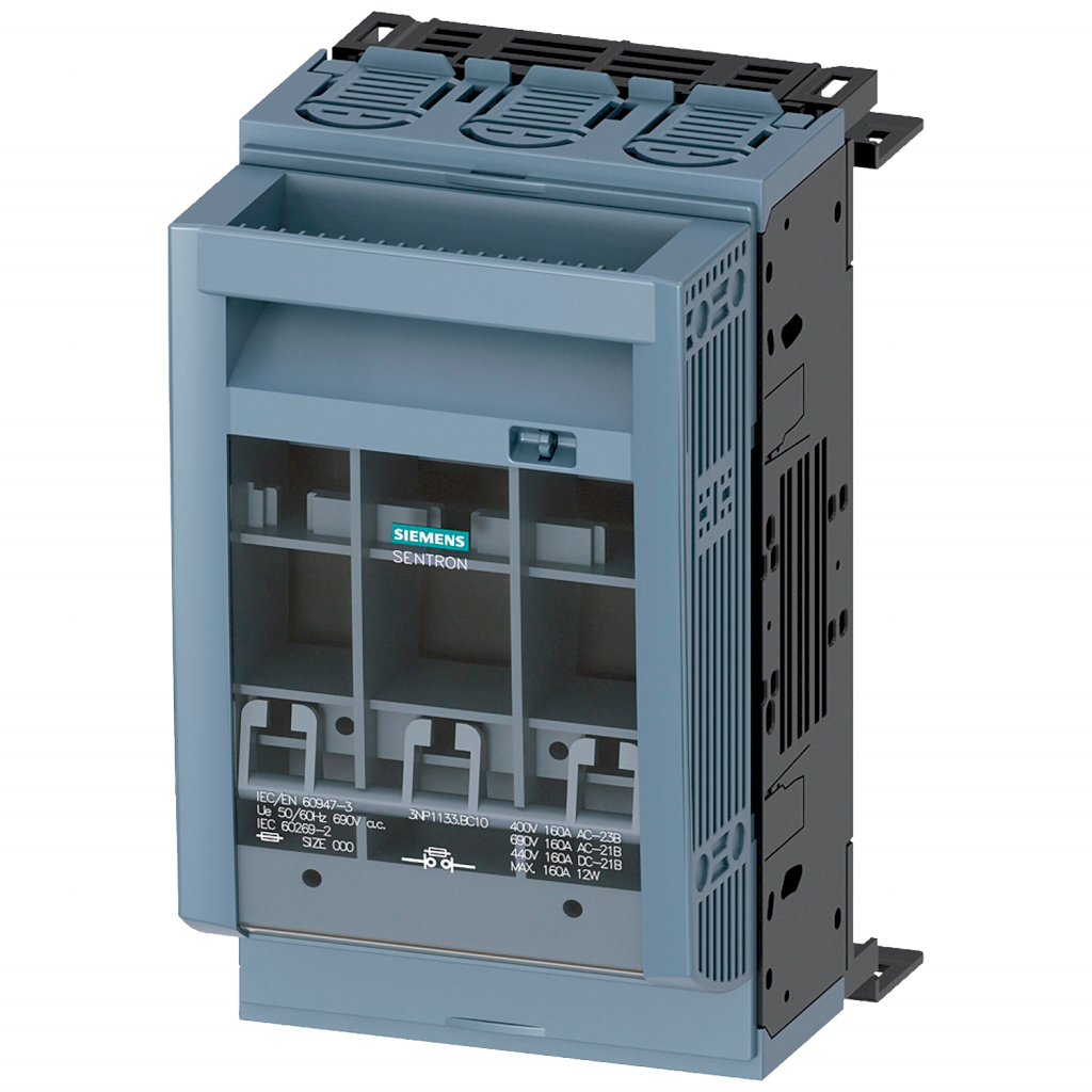 Seccionador 3P 160A 380VCA Fusible Bajo Carga Siemens