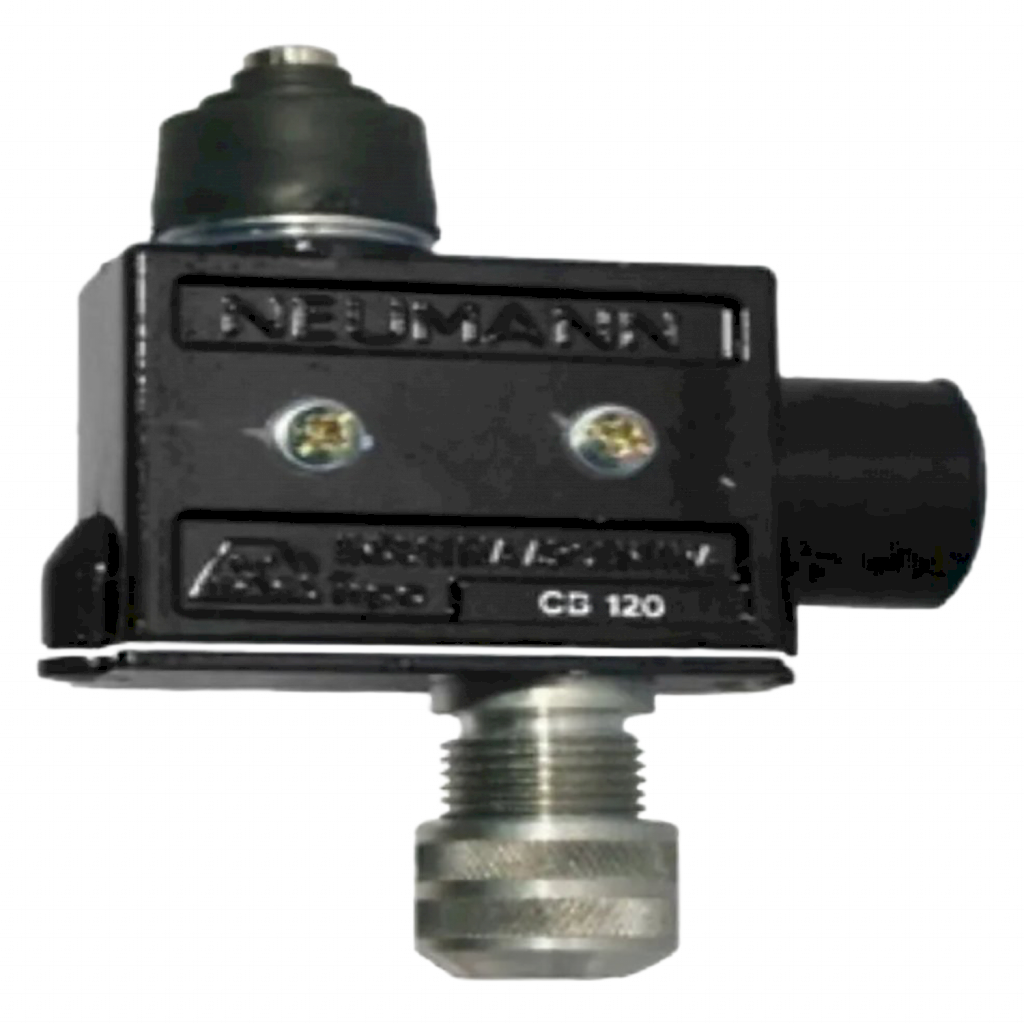 [3] Límite de Carrera Micro CB-120 Pistón Metálico Fuelle 1NA+1NC S:BSC Inferior Neumann