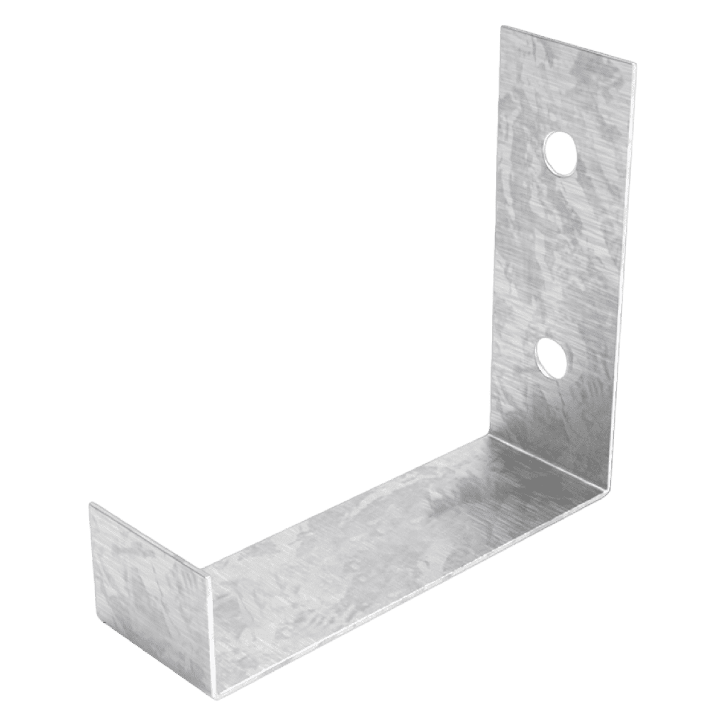 [3158] Soporte Simple P/Perforada Escalera Ancho 50mm Chapa Galvanizada Samet