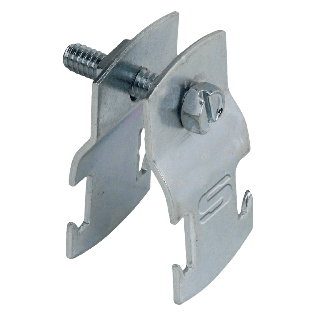 [3180] Grampa de Chapa Zincada G-03 N° 33 de 1 1/4" 30mm Gris Samet