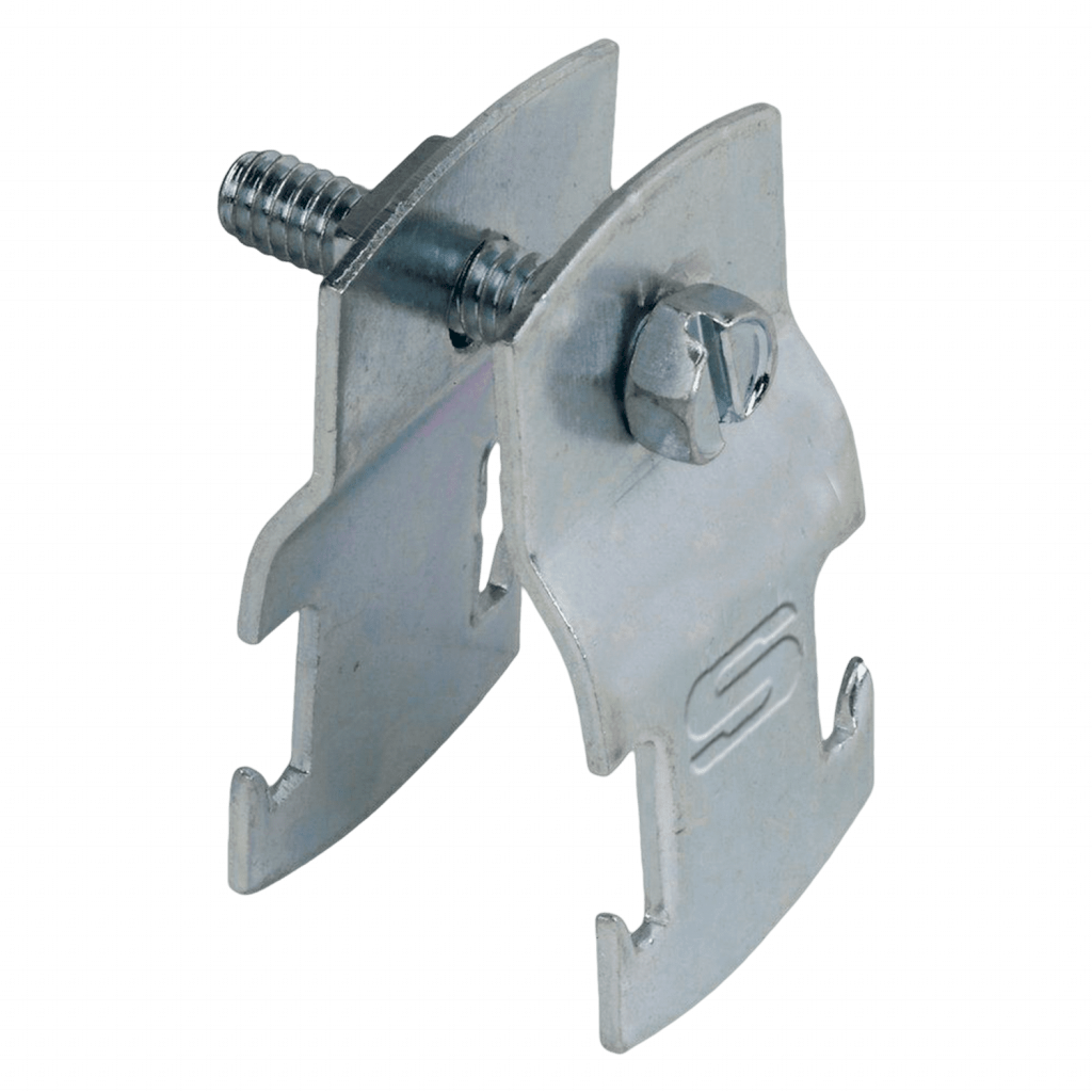 [3180] Grampa de Chapa Zincada G-03 N° 33 de 1 1/4" 30mm Gris Samet