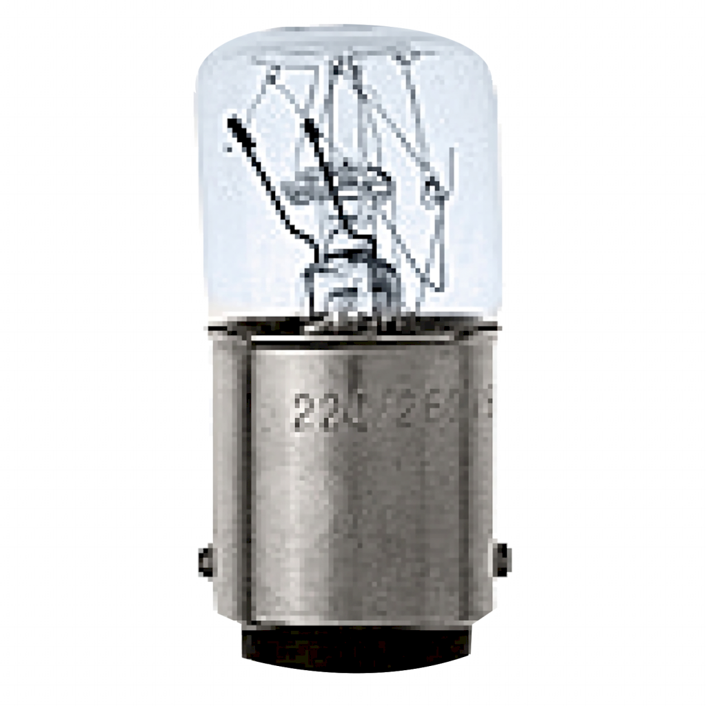 [4753] Lampara Incandescente 8WD4 P/Columnas BA15D 24VCA/VCC Naranja Siemens