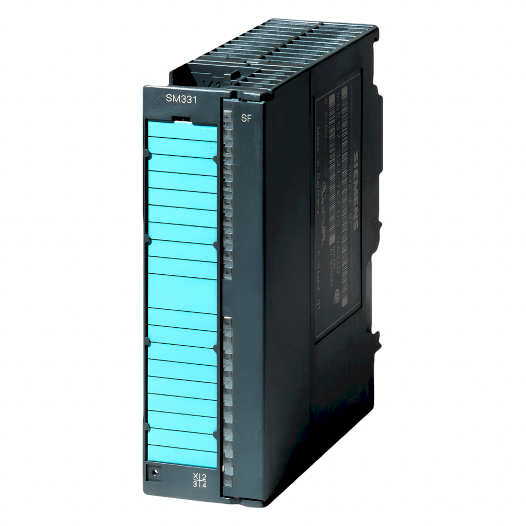 Módulo S7-300/ET200M 8 E/Analog. Bornera a Tornillo/Resorte Montaje Riel DIN 24VCC Siemens