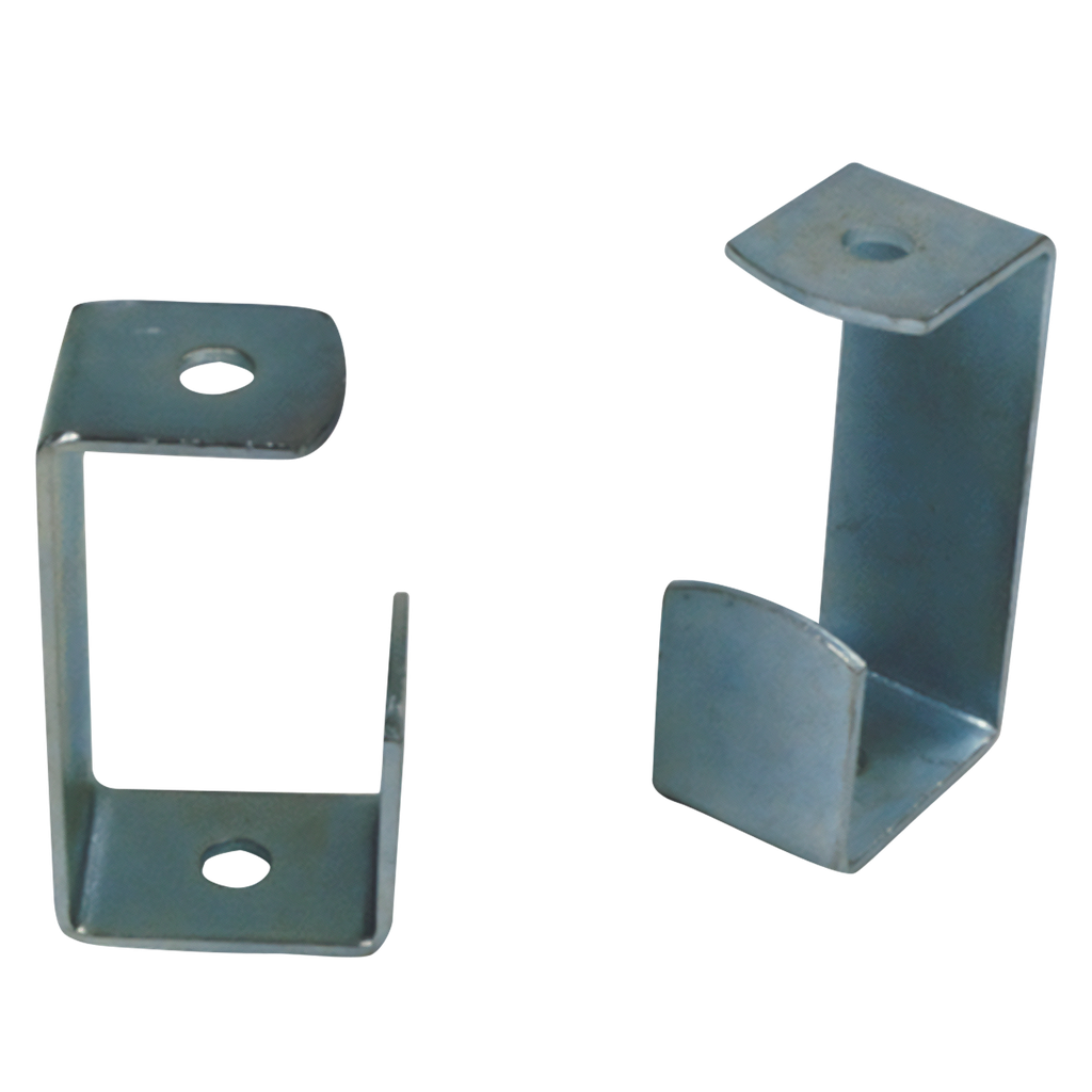 [2597] Grampa de Suspensión Tipo J P/Perfil C Ancho 46mm Chapa Galvanizada Samet