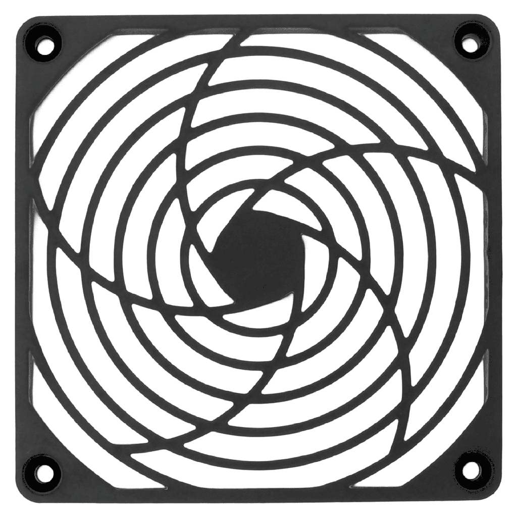 [11146] Reja Plástica C/Filtro P/Ventilación 4" Ext: 120x120mm Electronica