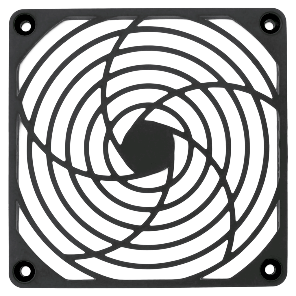 [11146] Reja Plástica C/Filtro P/Ventilación 4" Ext: 120x120mm Electronica