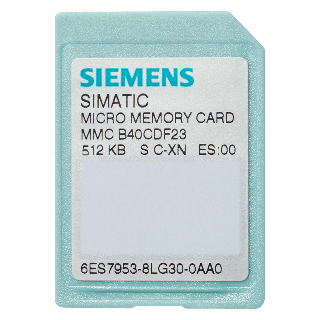 Tarjeta MMC S7-300 512KB Siemens