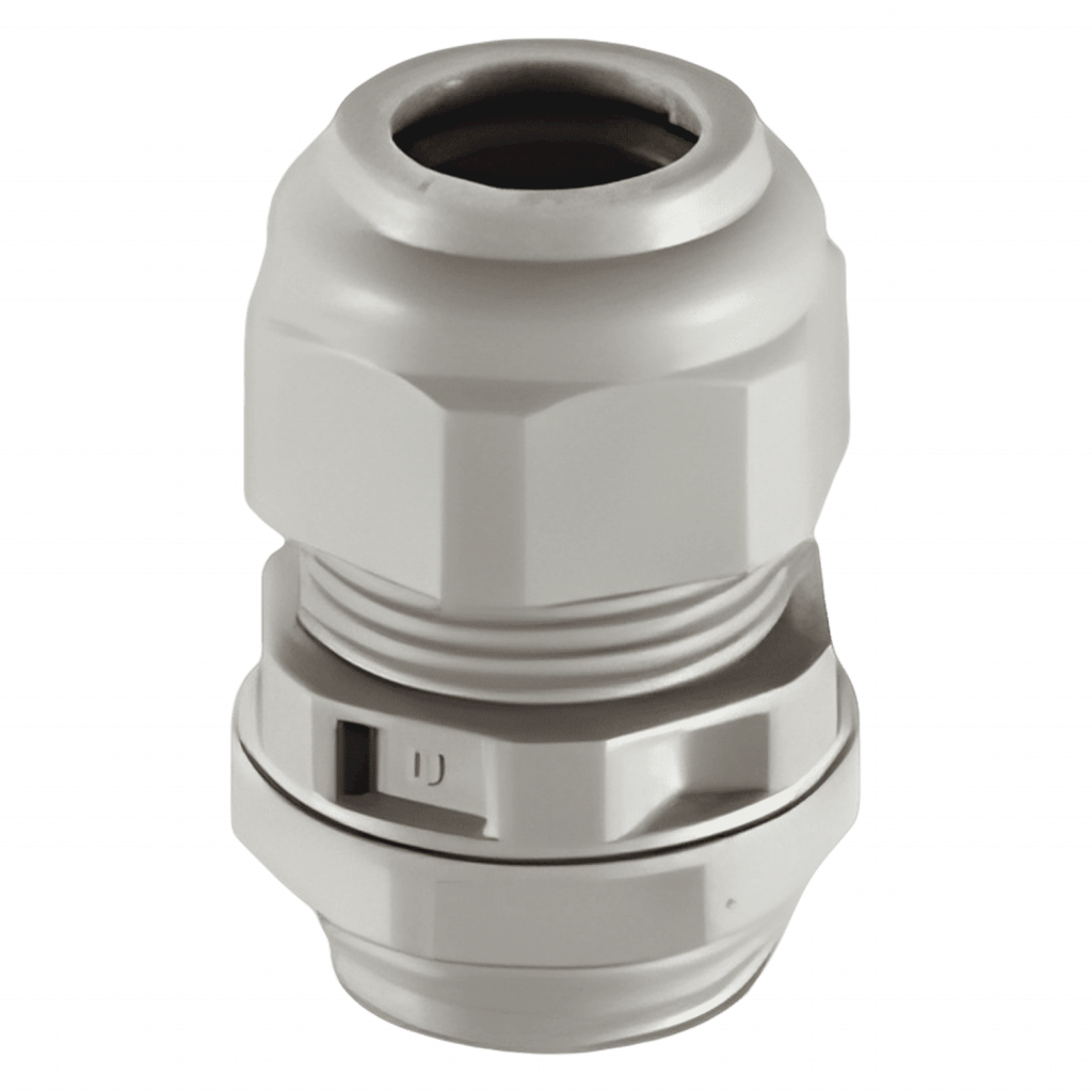 [7199] Prensacable Plástico Rosca M20x1,5 Blanco Scame