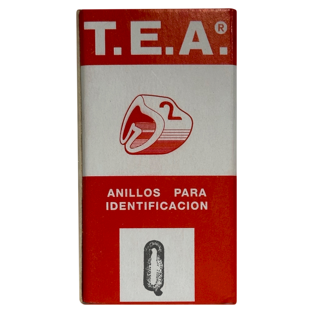 Anillos Identificadores Amarillo Letra Q Tea
