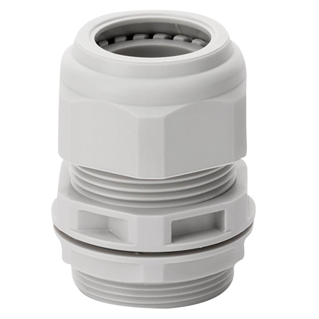 [969] Prensacable Plástico Rosca M40x1,5 Blanco Scame