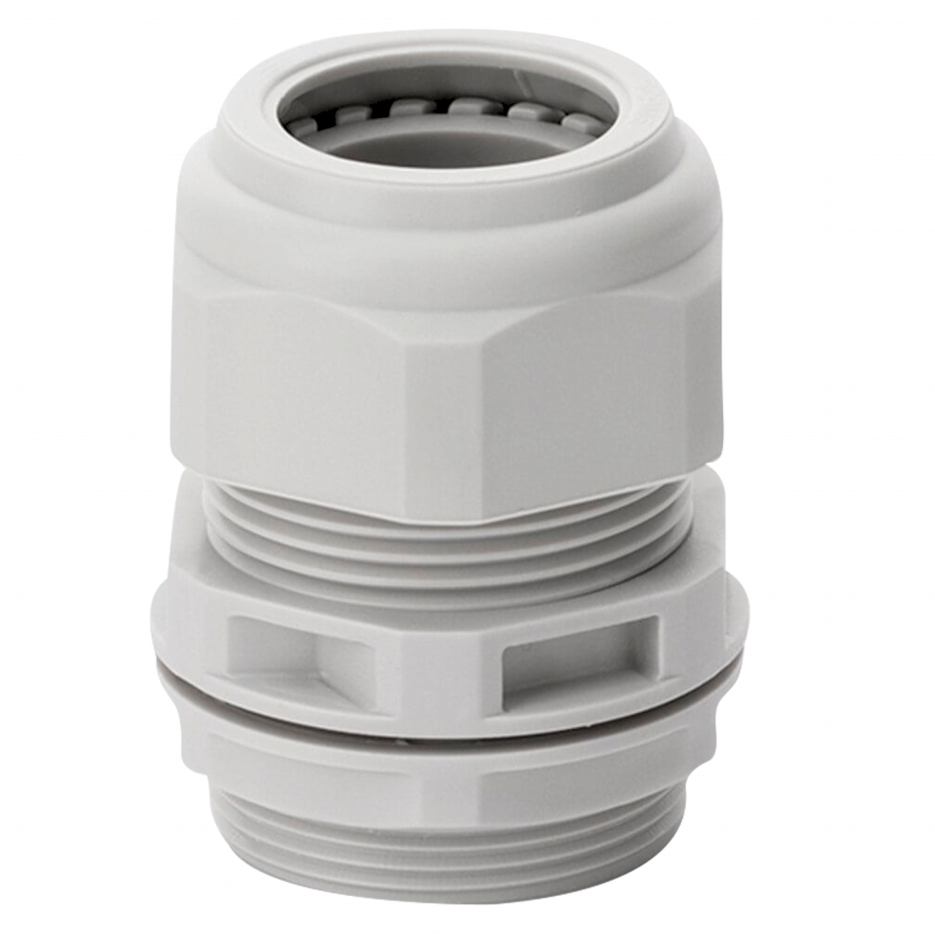 Prensacable Plástico Rosca M40x1,5 Blanco Scame