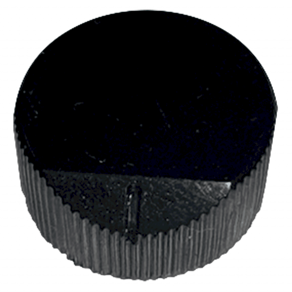 Perilla P/Potenciometro de Eje Estirado Negro Electronica