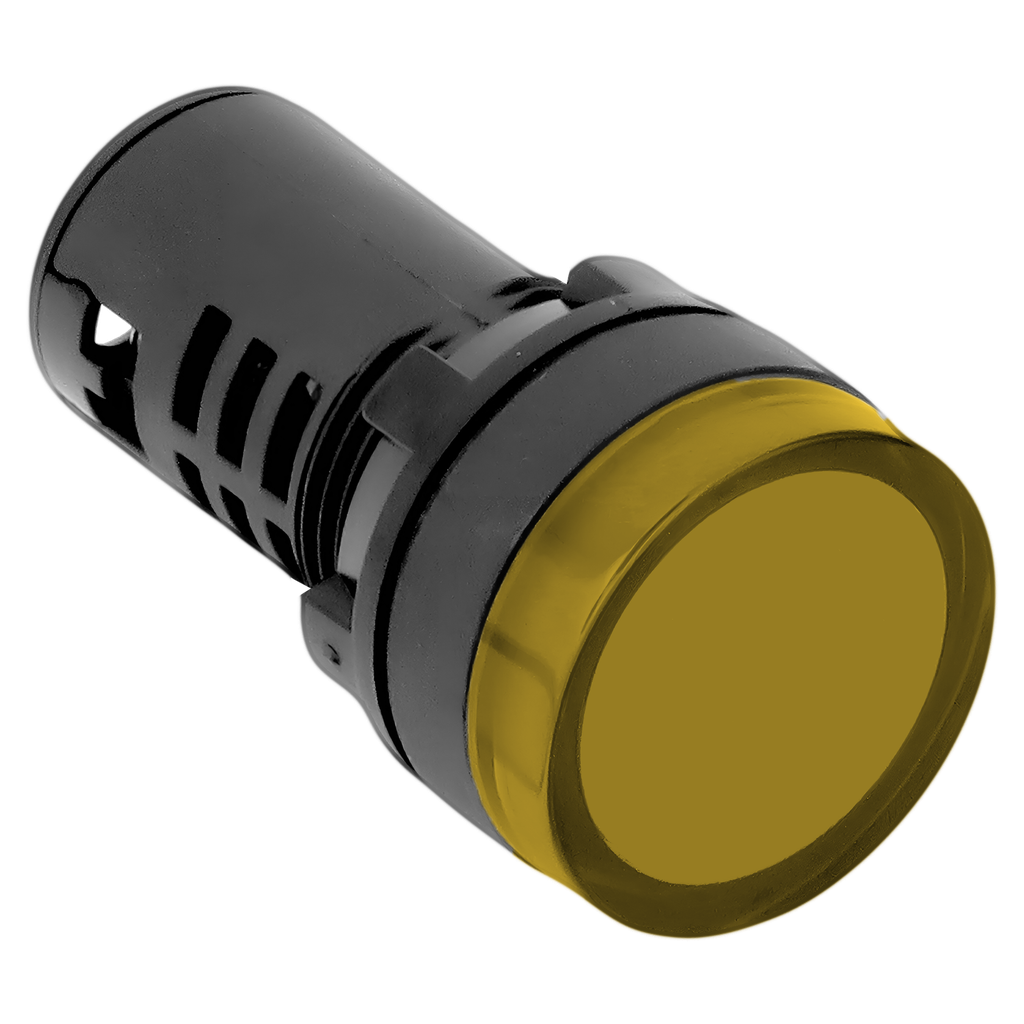 [15879] Ojo de Buey Plástico Multiled 24VCA 22mm Ambar Tea