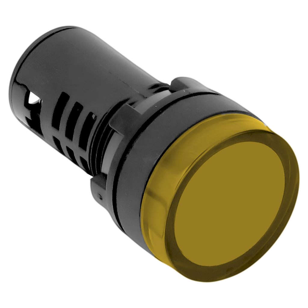 [15879] Ojo de Buey Plástico Multiled 24VCA 22mm Ambar Tea