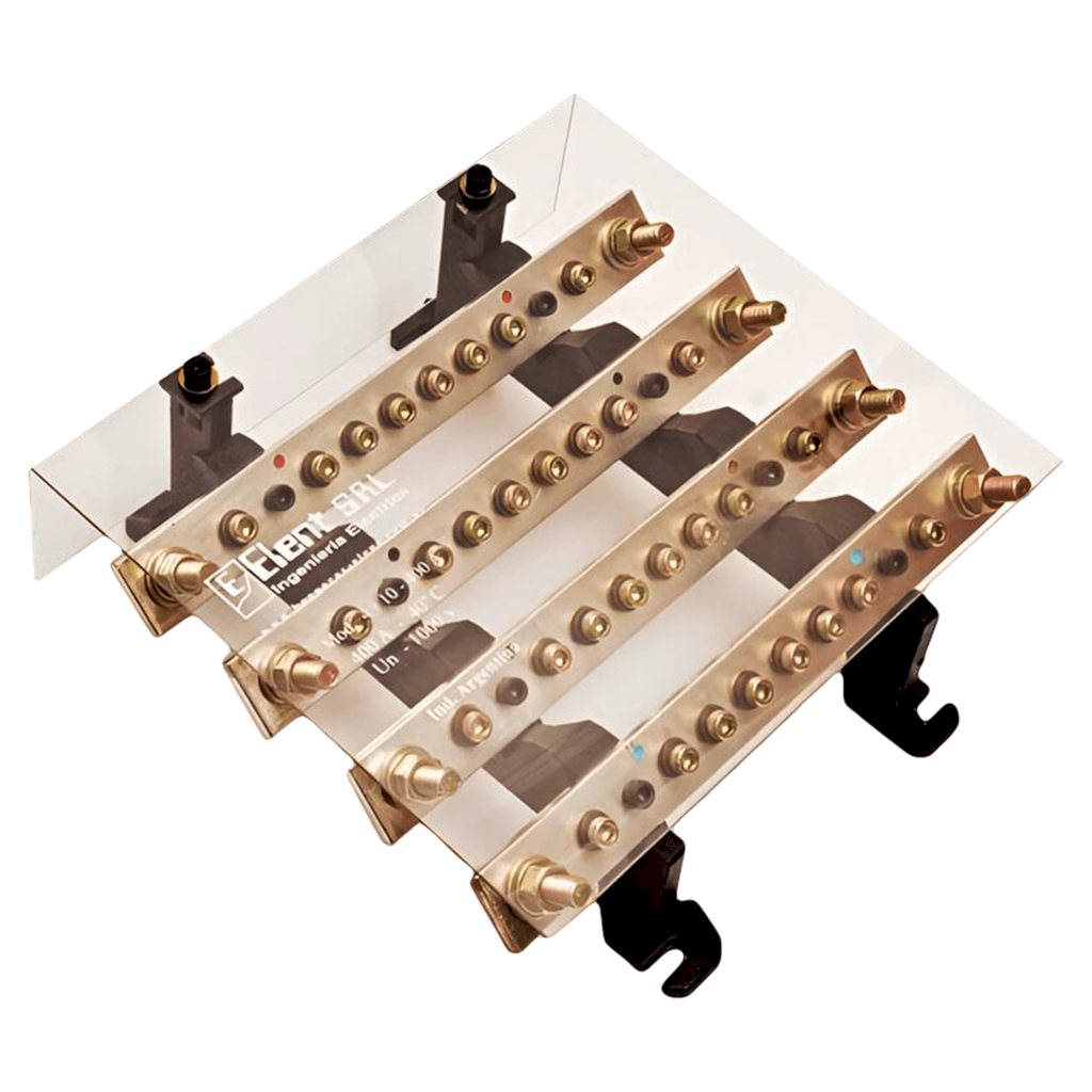 [16759] Repartidor Tetrapolar 10/160A C/Tapa Profesional Elent