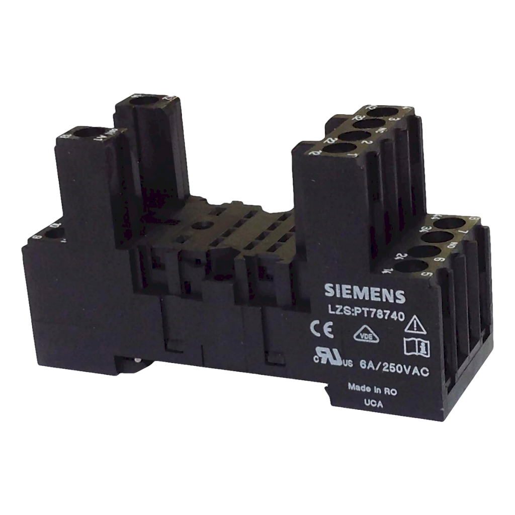 [17588] Zócalo P/Relé 4 Inversores 6A 220 VCA Siemens