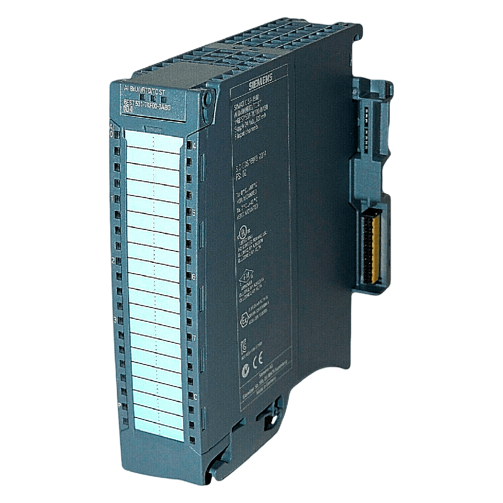 [19827] Módulo S7-1500/ET200MP 8 E/Analog. Bornera a Tornillo/Resorte Montaje Riel DIN 24VCC Siemens