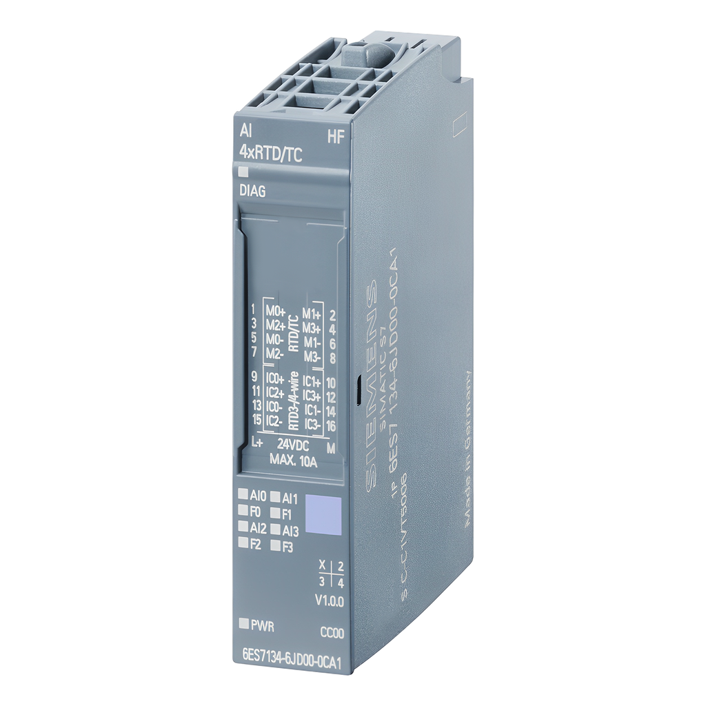 [20145] Módulo S7-1500SP/ET200SP 4 E/Analog. Conector Alimen. Bus/Distribucion Bus Montaje Riel DIN 24VCC Siemens