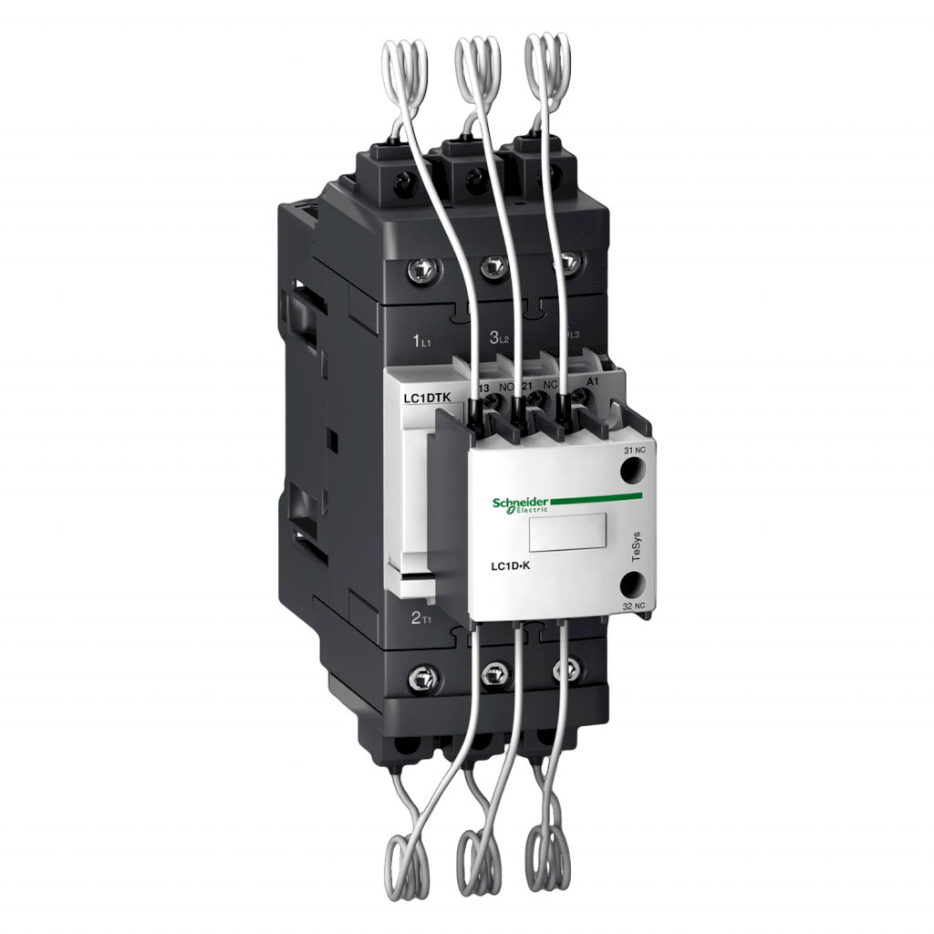 Contactor LC1D 3P 57,7A 220VCA 40kVAR 1NA+2NC Schneider Electric