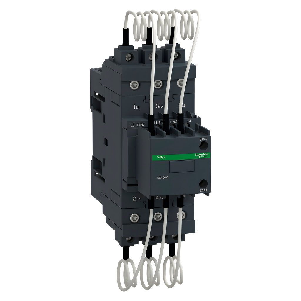 [22455] Contactor LC1D 3P 57,7A 220VCA 40kVAR 1NA+2NC Schneider Electric