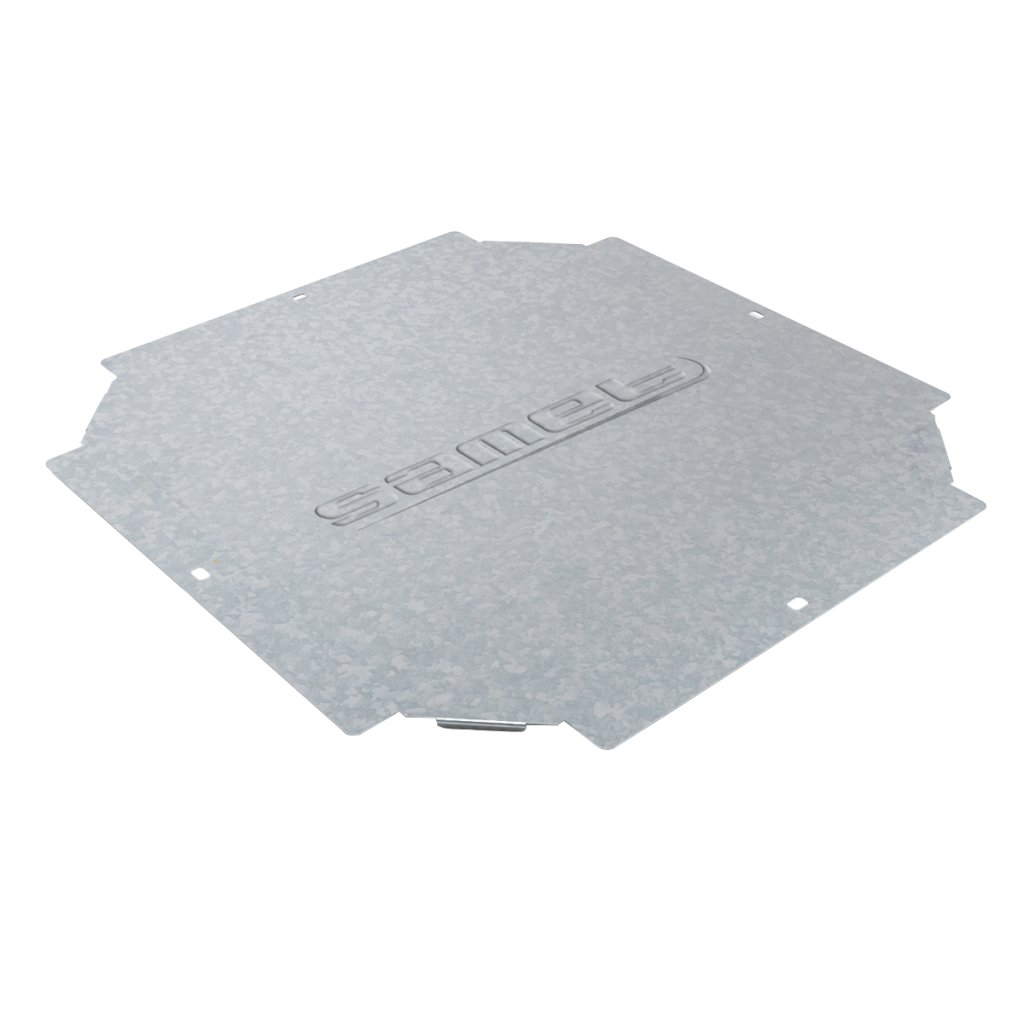 Tapa P/Unión Cruz Perforada Ancho 100mm Espesor 0,7mm Chapa Zincada Samet