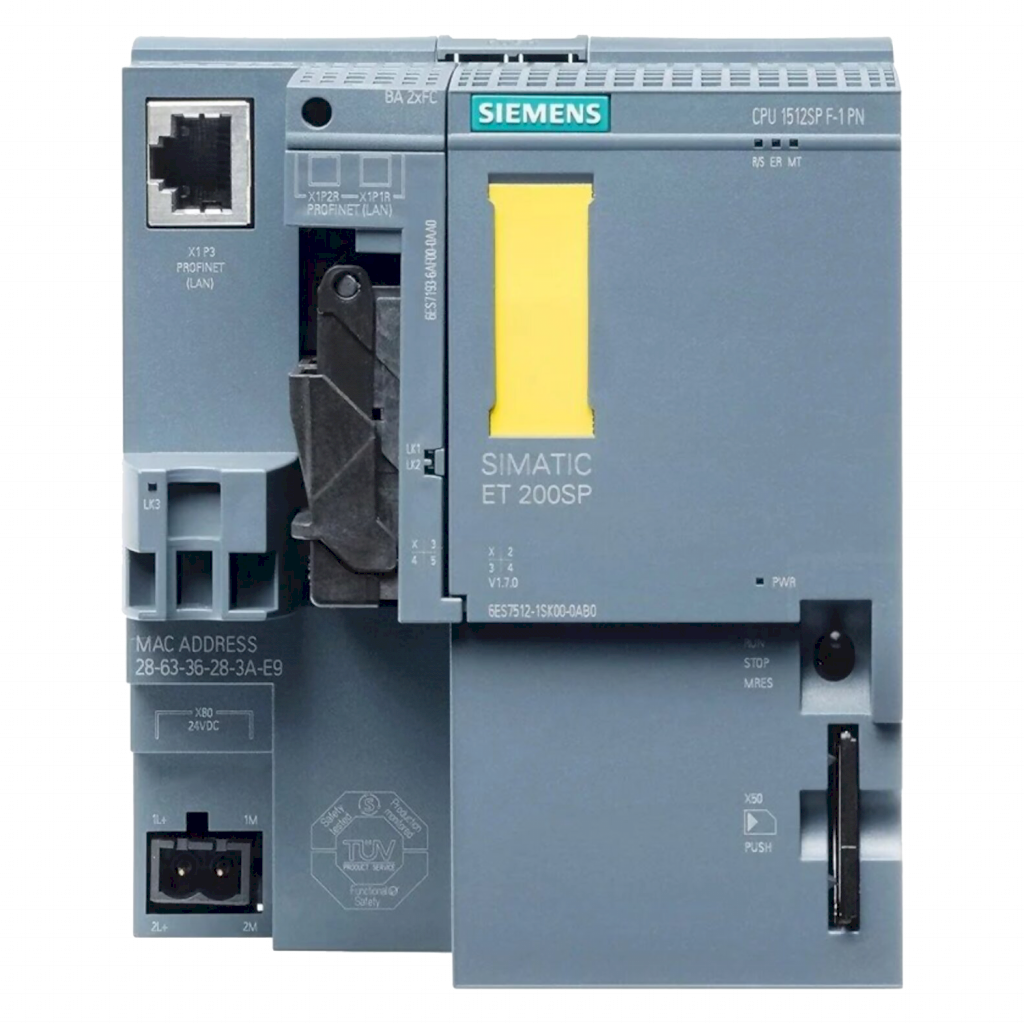 [24896] CPU ET200SP 1512SP-1PN 300KB/1MB 1xPN-S/Bus ADA 24VCC Siemens