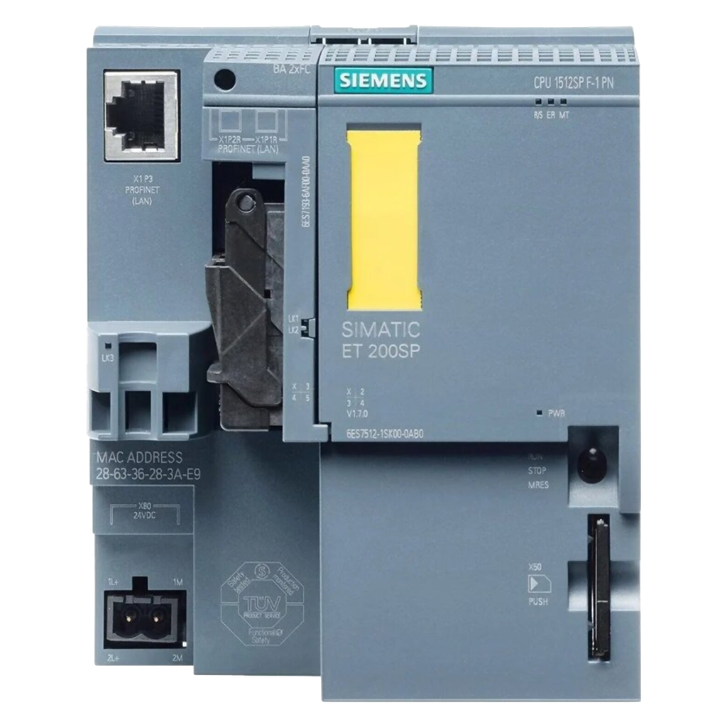 [24896] CPU ET200SP 1512SP-1PN 300KB/1MB 1xPN-S/Bus ADA 24VCC Siemens