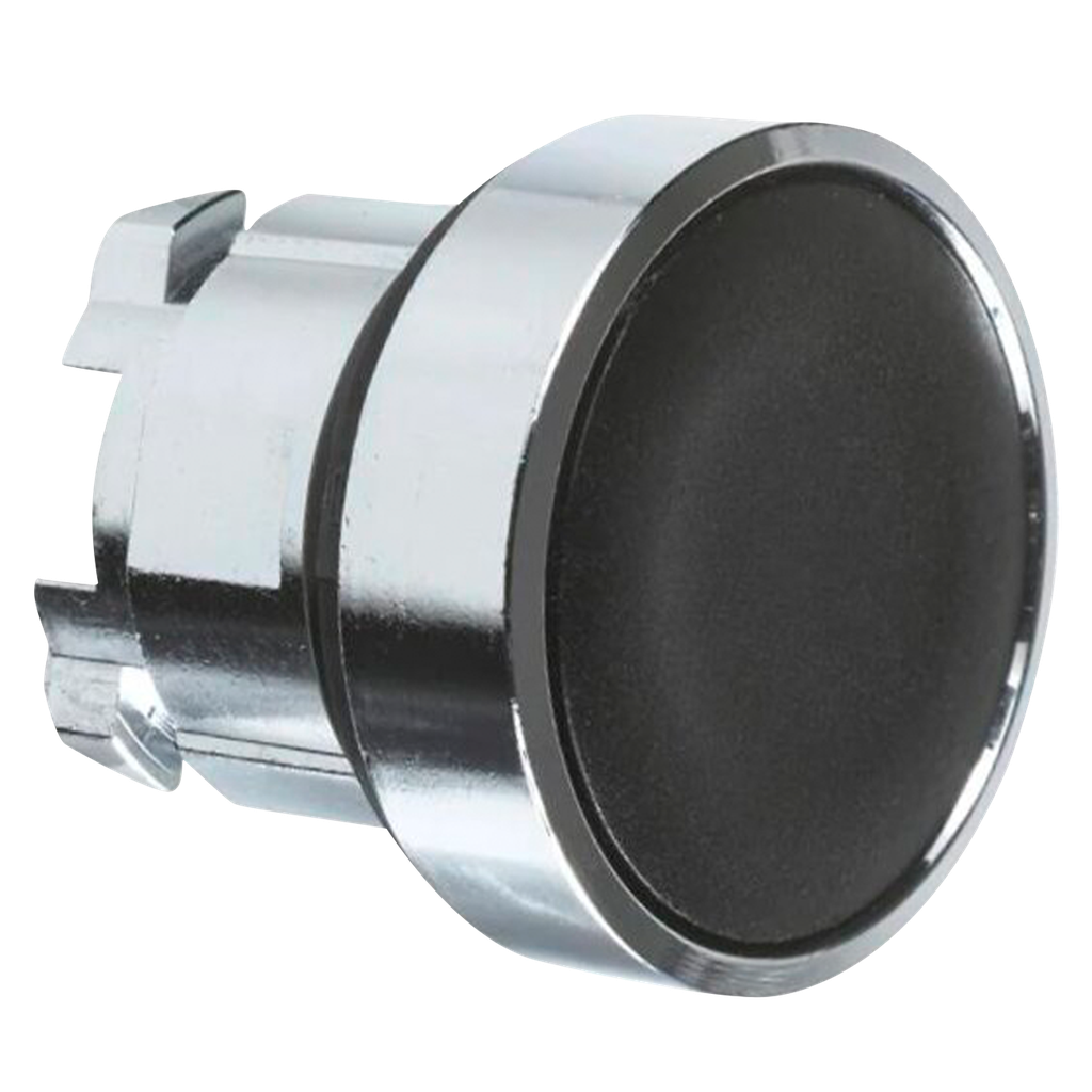 [25963] Cabezal Pulsador XB4 Metálico S/Soporte Negro Schneider Electric