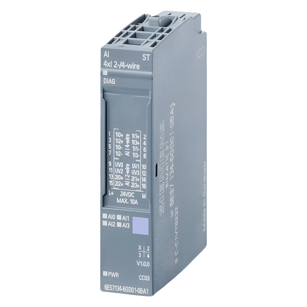 [26374] Módulo S7-1500SP/ET200SP 8 E/Analog. Conector Alimen. Bus/Distribucion Bus Montaje Riel DIN 24VCC Siemens