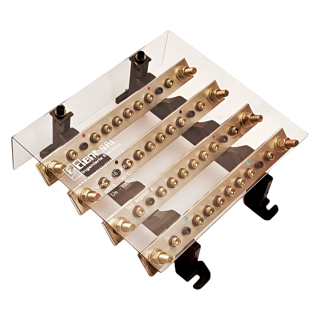 Repartidor Tetrapolar 10/400A C/Tapa Profesional Elent