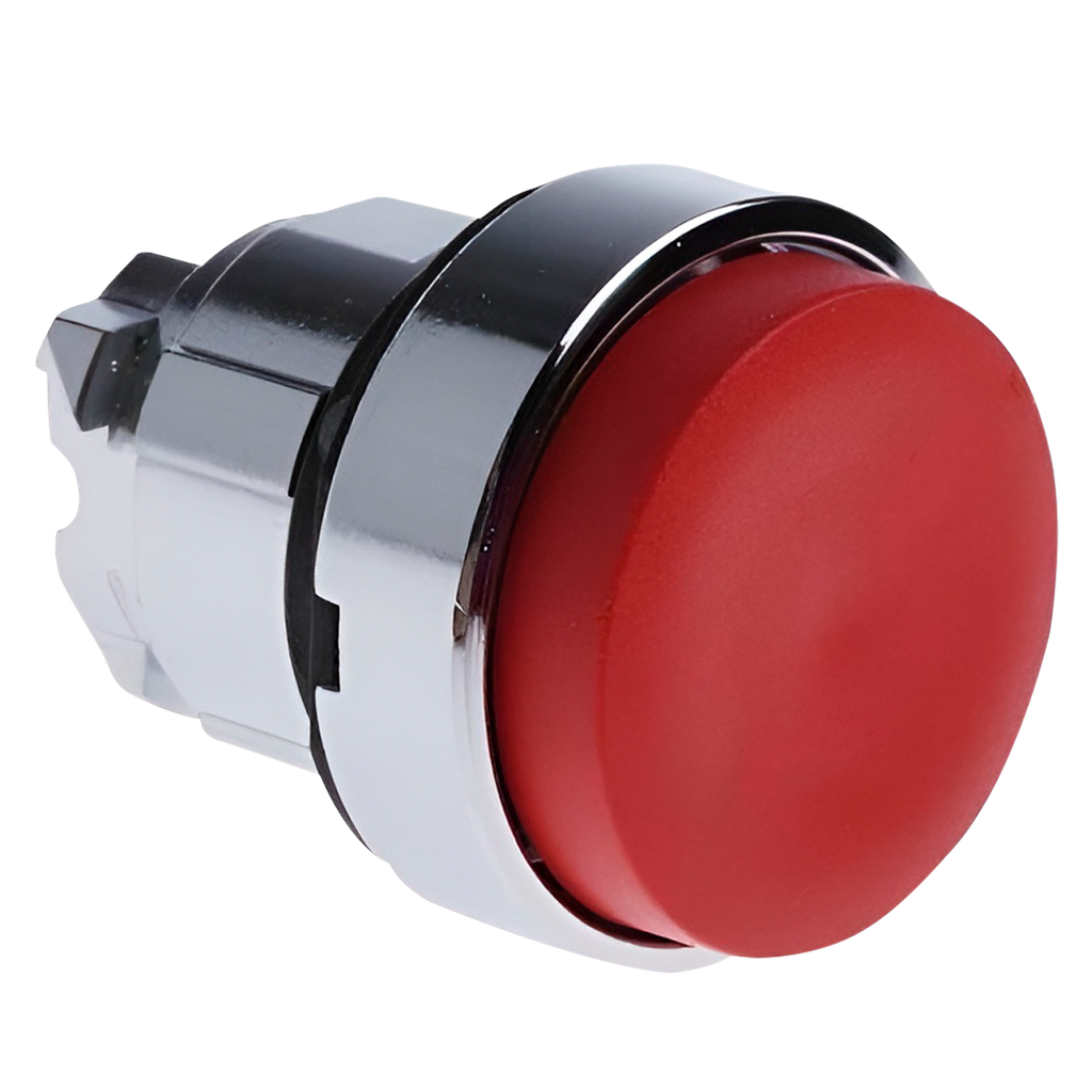 [28592] Cabezal Pulsador XB4 Metálico Salida S/Soporte Rojo Schneider Electric