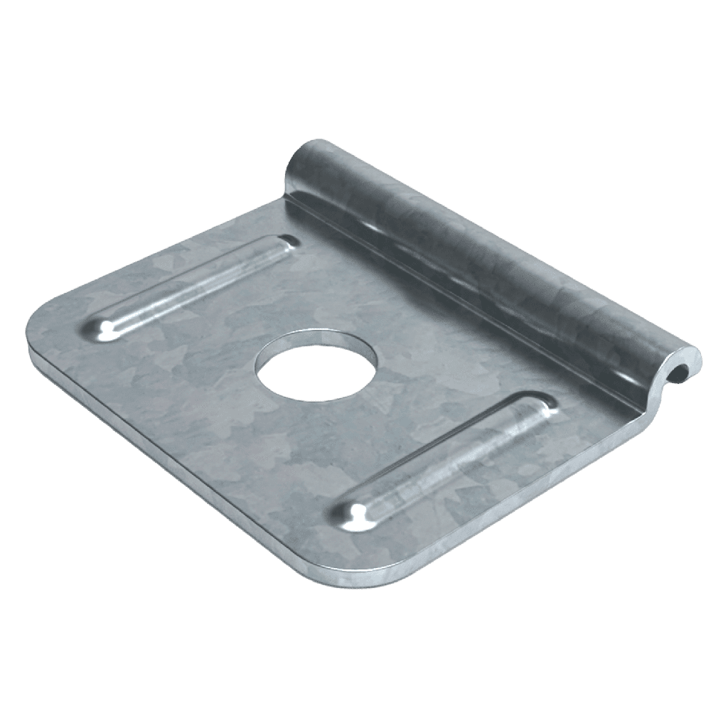 [29035] Grampa de Fijacion P/Escalera Siemple Ancho 45mm Chapa Zincada Samet