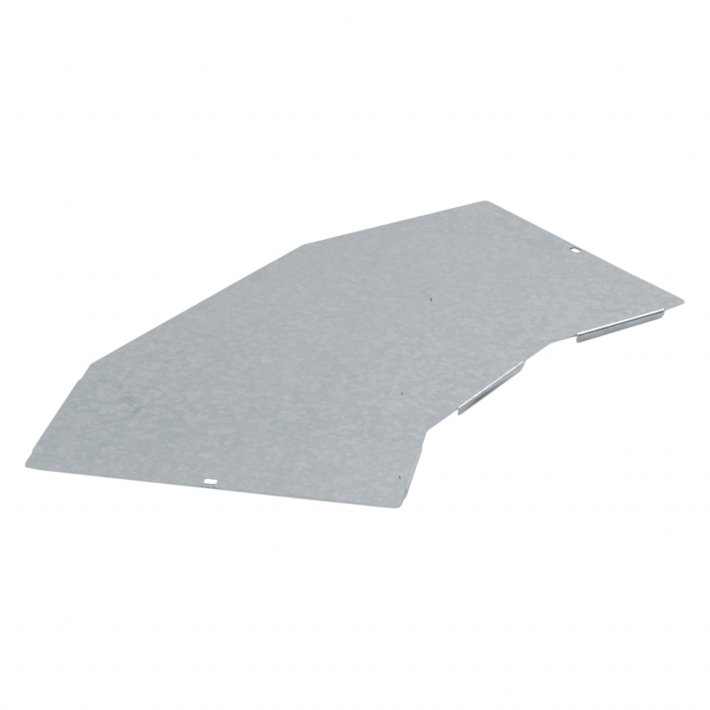 [29059] Tapa P/Unión T Perforada Ancho 50mm Espesor 0,7mm Chapa Zincada Samet