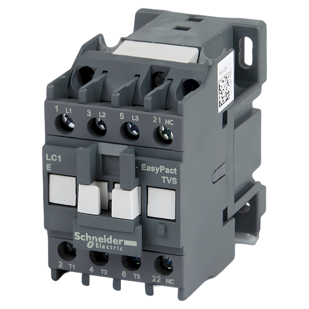 Contactor LC1E 3P 18A 24VCA 9kW 1NC Schneider Electric