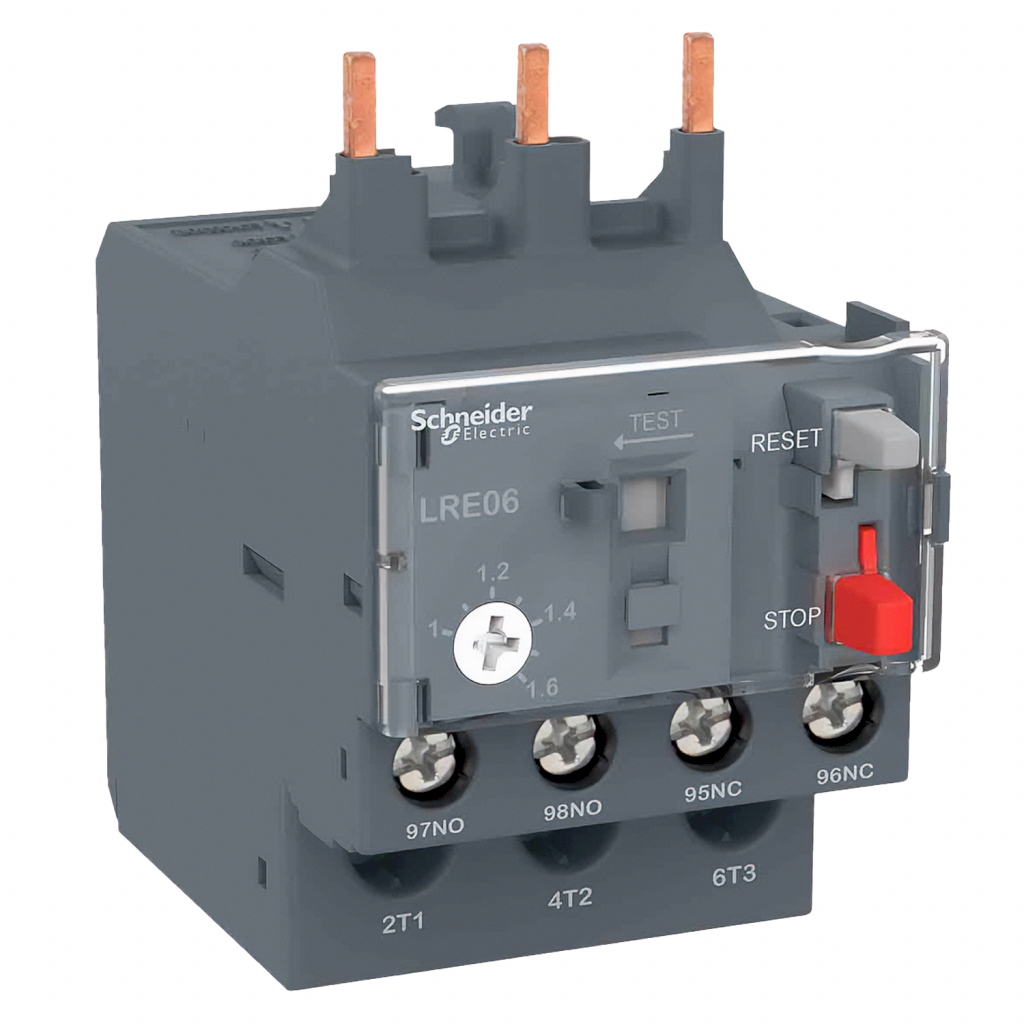 Relé Térmico 3P 690VCA 6A Rango Ajuste 4-6A Protección T Schneider Electric