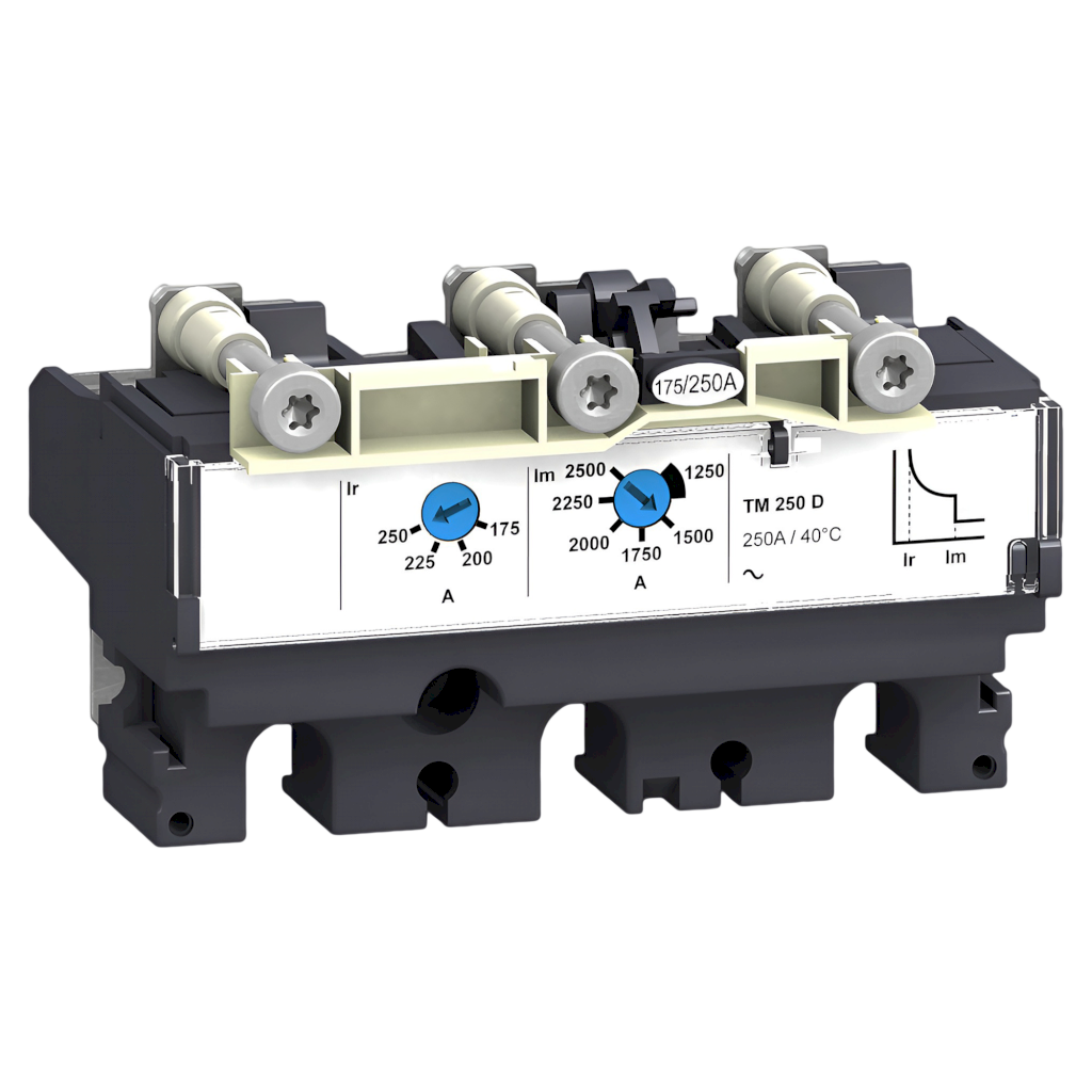 [30186] Relé Compact NSX(100 a 250) Unidad de Disparo Termomagnética Regulable Hasta 690VCA 100A Schneider Electric