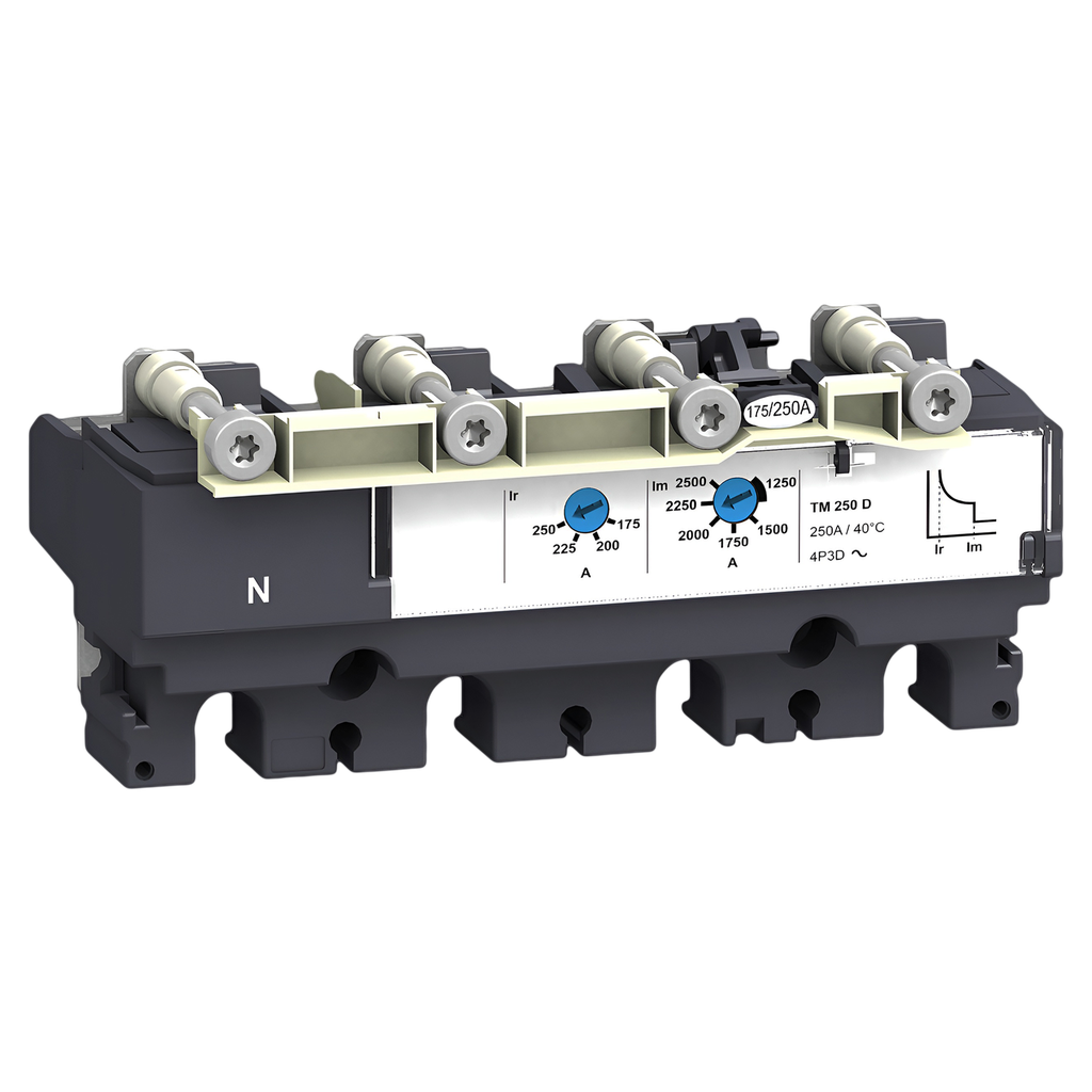 [30193] Relé Compact NSX(100 a 250) Unidad de Disparo Termomagnética Regulable Hasta 690VCA 63A Schneider Electric