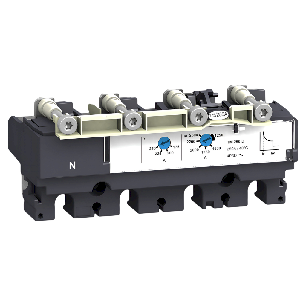 [30193] Relé Compact NSX(100 a 250) Unidad de Disparo Termomagnética Regulable Hasta 690VCA 63A Schneider Electric