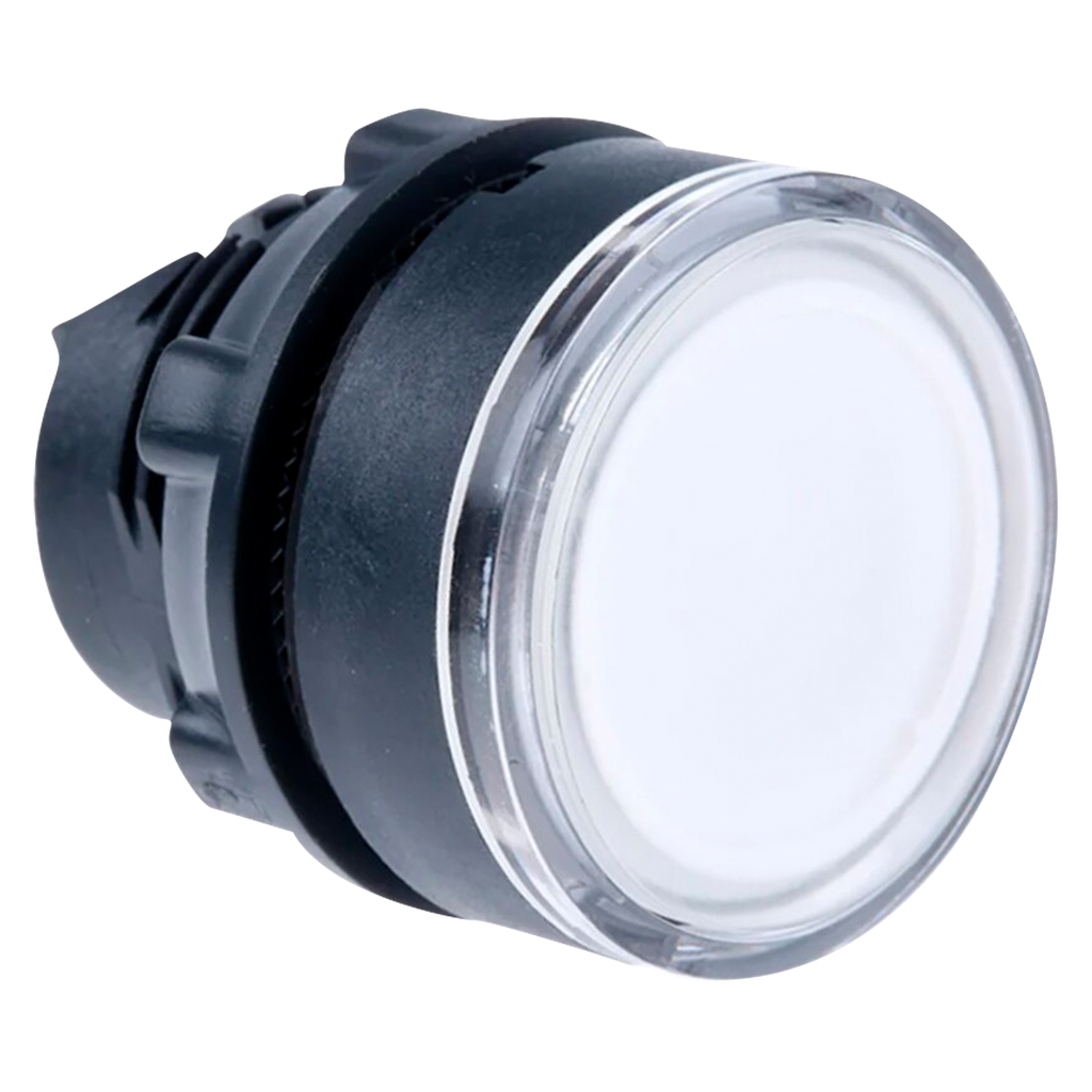 [30554] Cabezal Pulsador XB5 Plástico Luminoso S/Soporte Blanco Schneider Electric