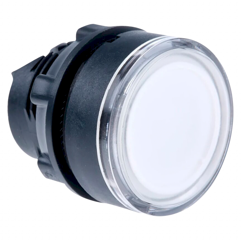 Cabezal Pulsador XB5 Plástico Luminoso S/Soporte Blanco Schneider Electric
