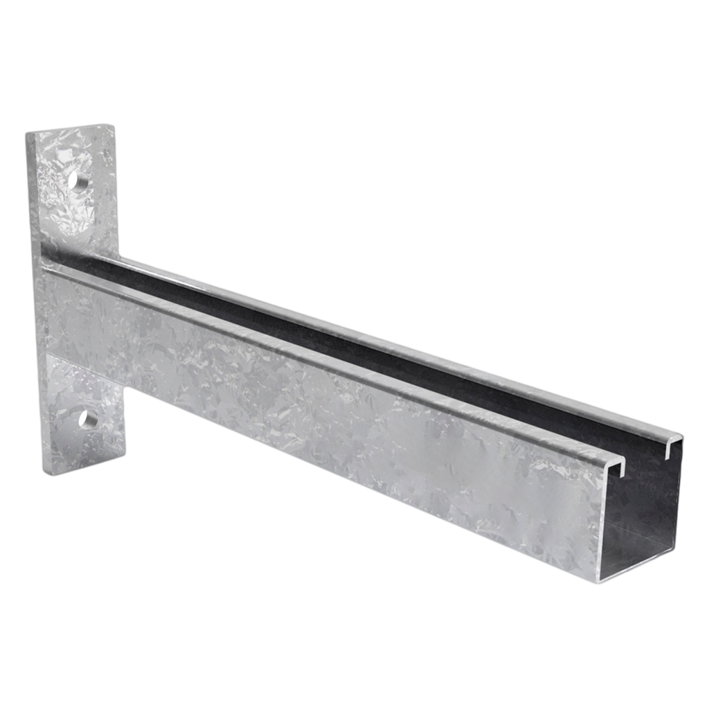 [30693] Soporte P/Perfil C Ancho 330mm Chapa Galvanizada Samet