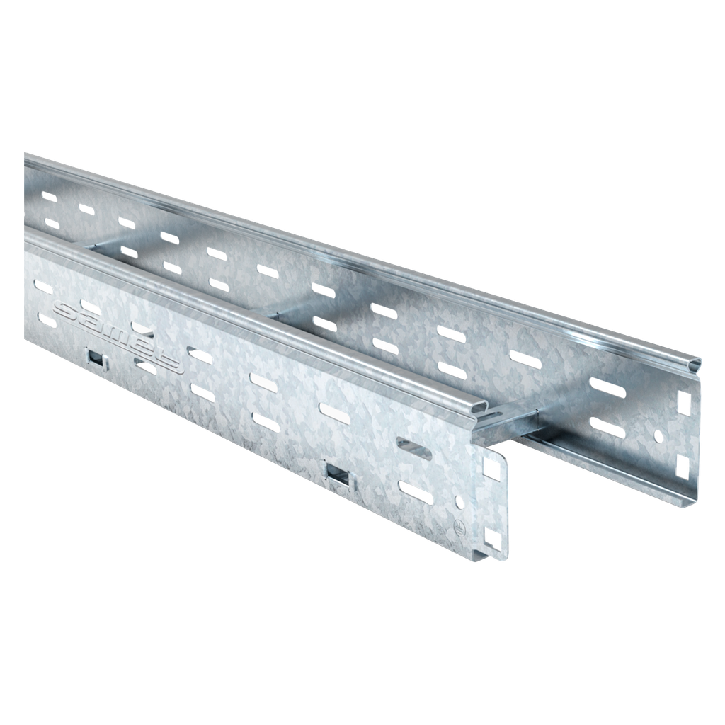 [30890] Bandeja Escalera Chapa Galvanizada en Caliente 90x150mm Espesor de 1,24mm Samet